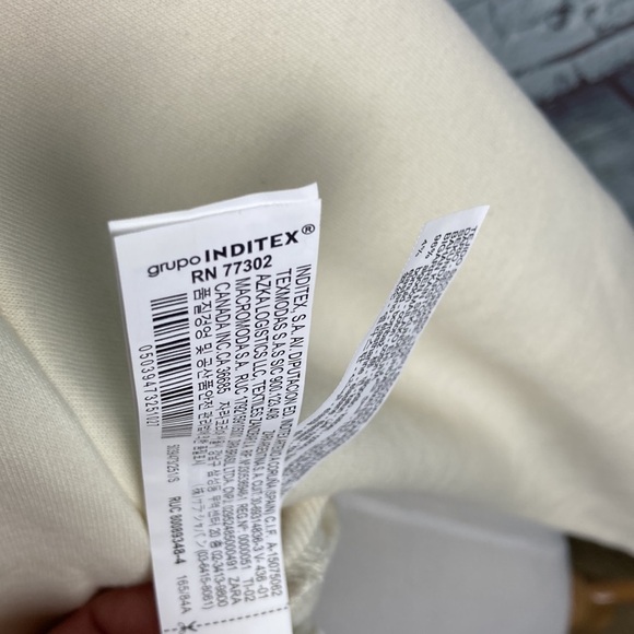 ZARA FLORAL EMBROIDERED Floral SWEATSHIRT Sz S Bloggers Favorite Winter Feminine - Picture 13 of 16